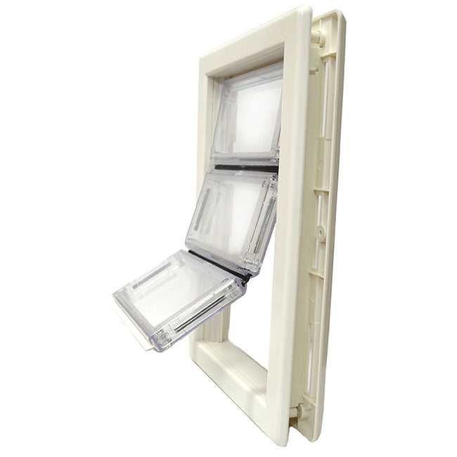 Ideal (Perfect Pet by Ideal) Plastic "Air Seal" "Ultra-Flex" Pet Door