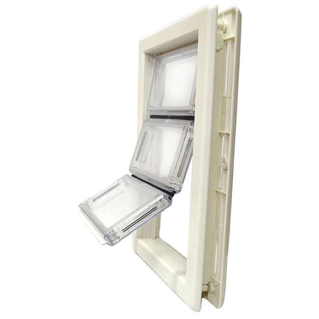 Ideal (Perfect Pet by Ideal) Plastic "Air Seal"  "Ultra-Flex" Pet Door