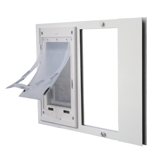 Dragon Sash Window Pet Door Double Flap