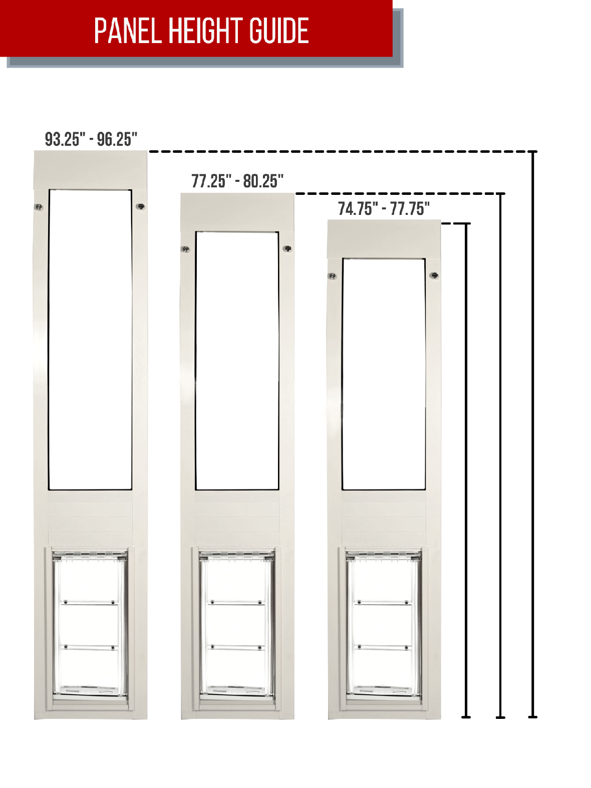 Endura Flap Vinyl Sliding Glass Cat Door