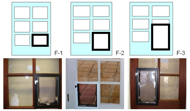 Hale Custom Dimension Pet Doors for Doors