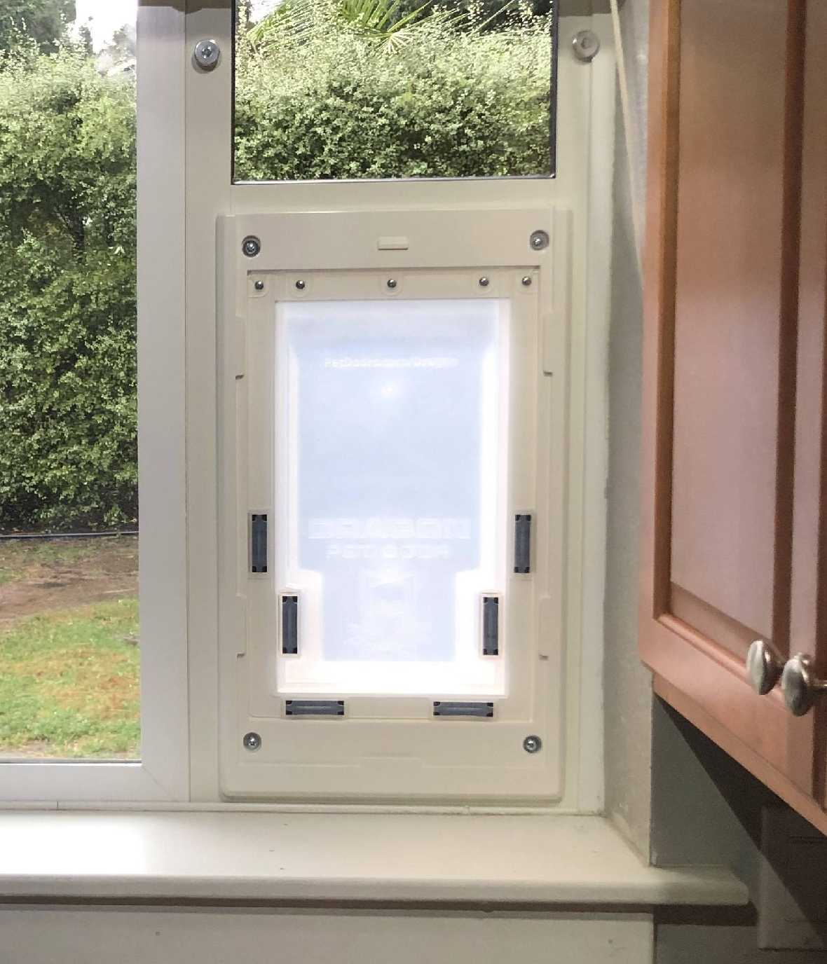 Dragon Window Pet Door Double Flap