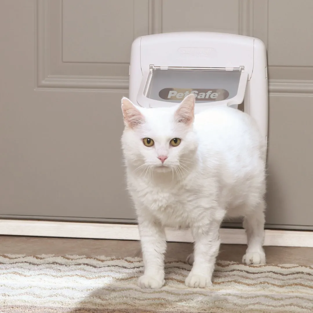 Petsafe 4-Way Locking Cat Door For Thicker Doors