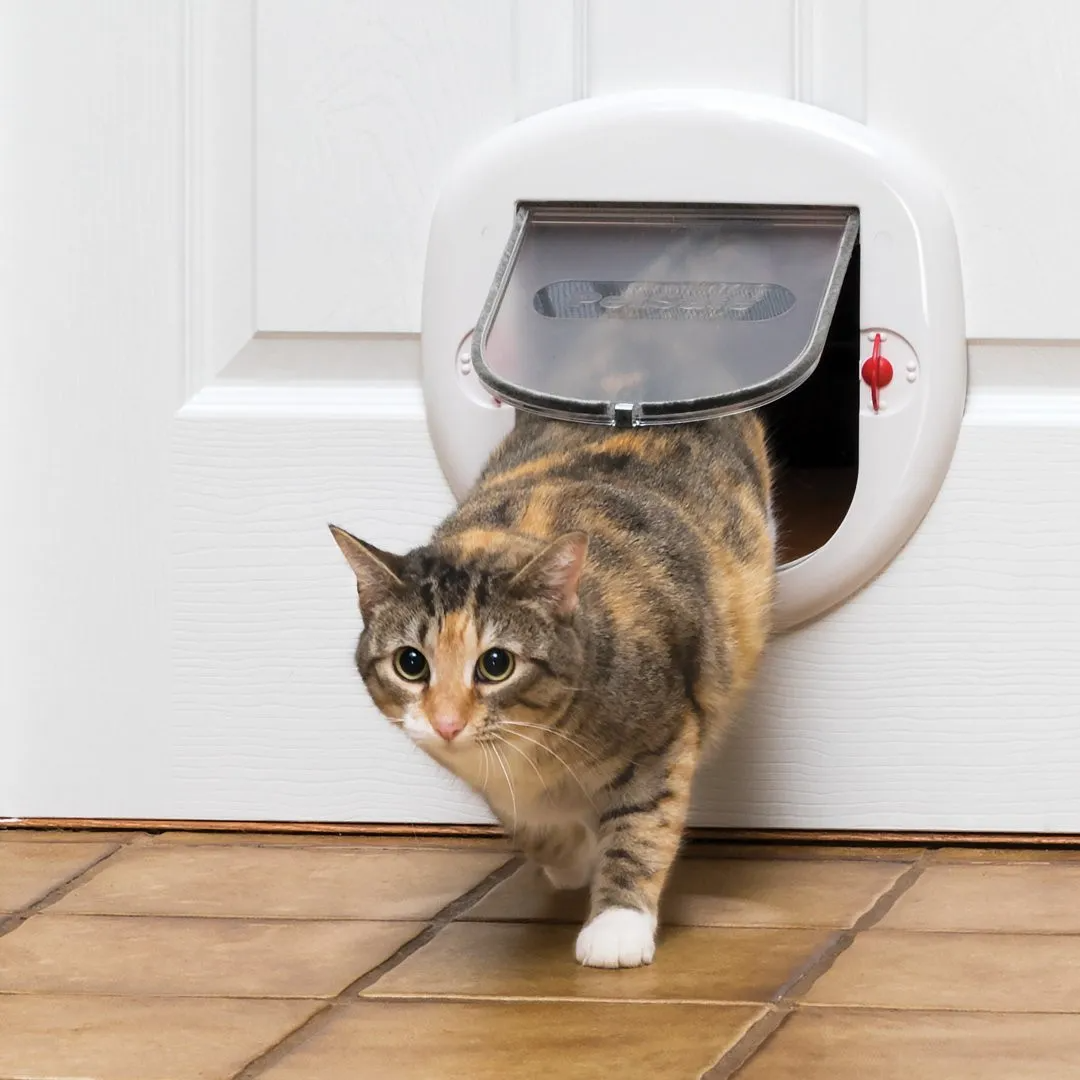 Petsafe 4-Way Locking Big Cat Door for Doors